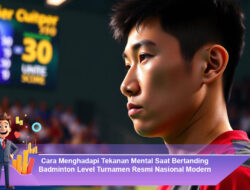 Cara Menghadapi Tekanan Mental Saat Bertanding Badminton Level Turnamen Resmi Nasional Modern
