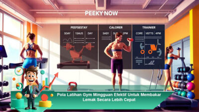 Pola Latihan Gym Mingguan Efektif Untuk Membakar Lemak Secara Lebih Cepat