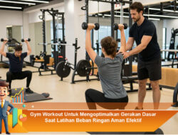 Gym Workout Untuk Mengoptimalkan Gerakan Dasar Saat Latihan Beban Ringan Aman Efektif