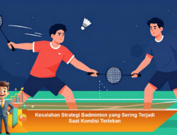 Kesalahan Strategi Badminton yang Sering Terjadi Saat Kondisi Tertekan