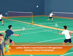 Latihan Reaksi Cepat Badminton Menggunakan Simulasi Situasi Pertandingan