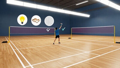 Tips Memilih Lapangan Badminton yang Standar: Perhatikan Lantai dan Pencahayaan