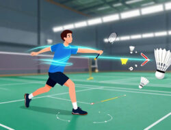 Tips Mengatur Jarak Pandang saat Bermain Badminton di Lapangan yang Luas