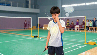 Cara Mengatasi Rasa Gugup Saat Mengikuti Turnamen Badminton Pertama Bagi Pemain Junior